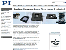 Tablet Screenshot of microscopestage.net